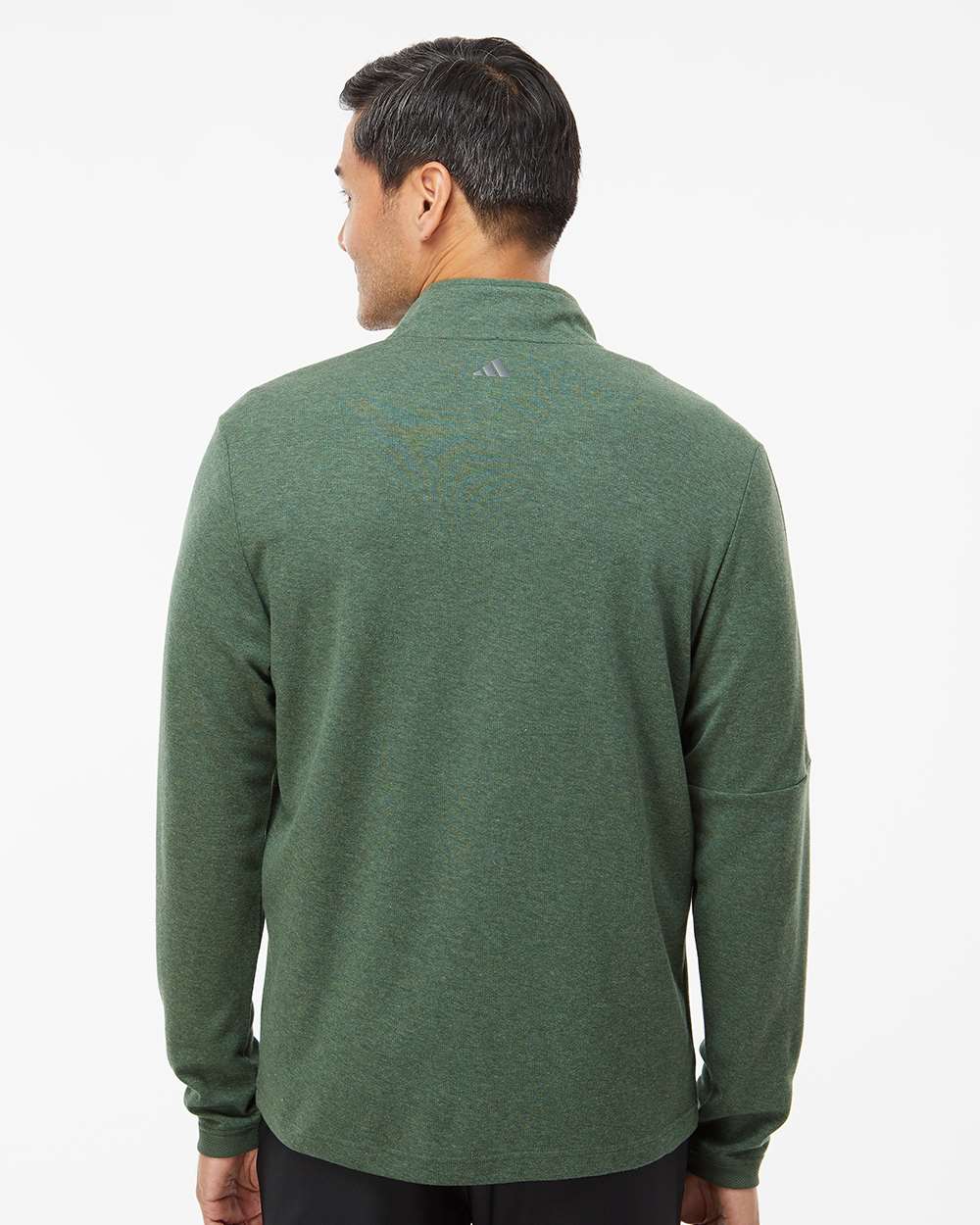 Adidas Men's 3-Stripes Quarter-Zip Sweater Pullover