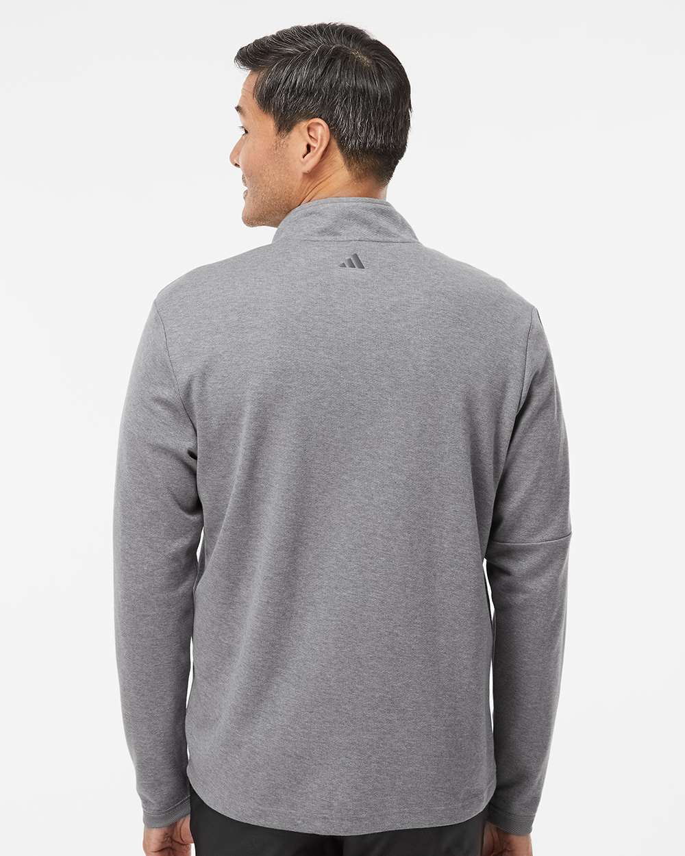 Adidas Men's 3-Stripes Quarter-Zip Sweater Pullover