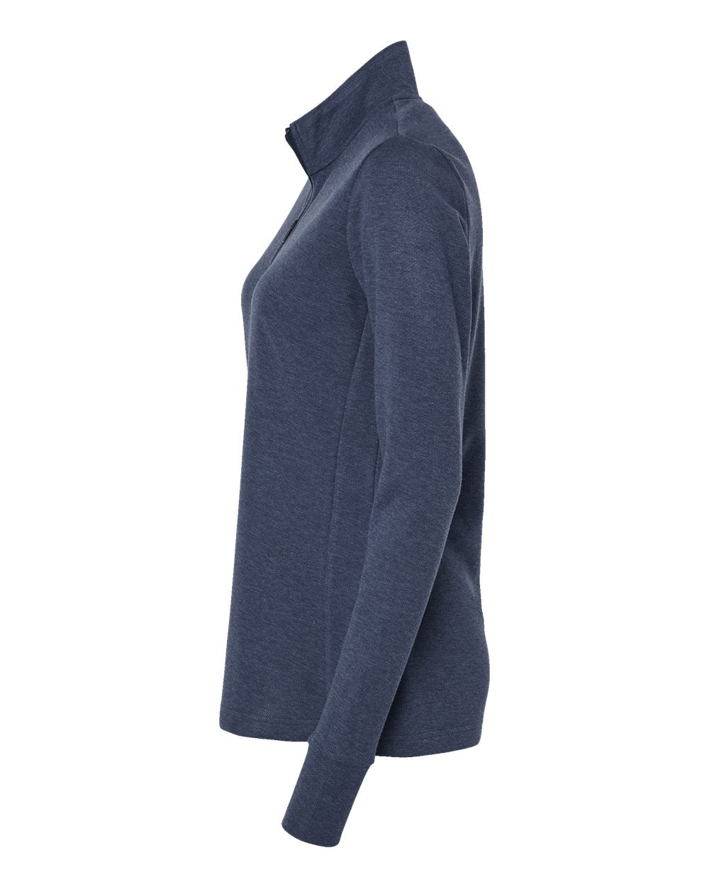 Adidas Women's 3-Stripes Quarter-Zip Sweater Pullover