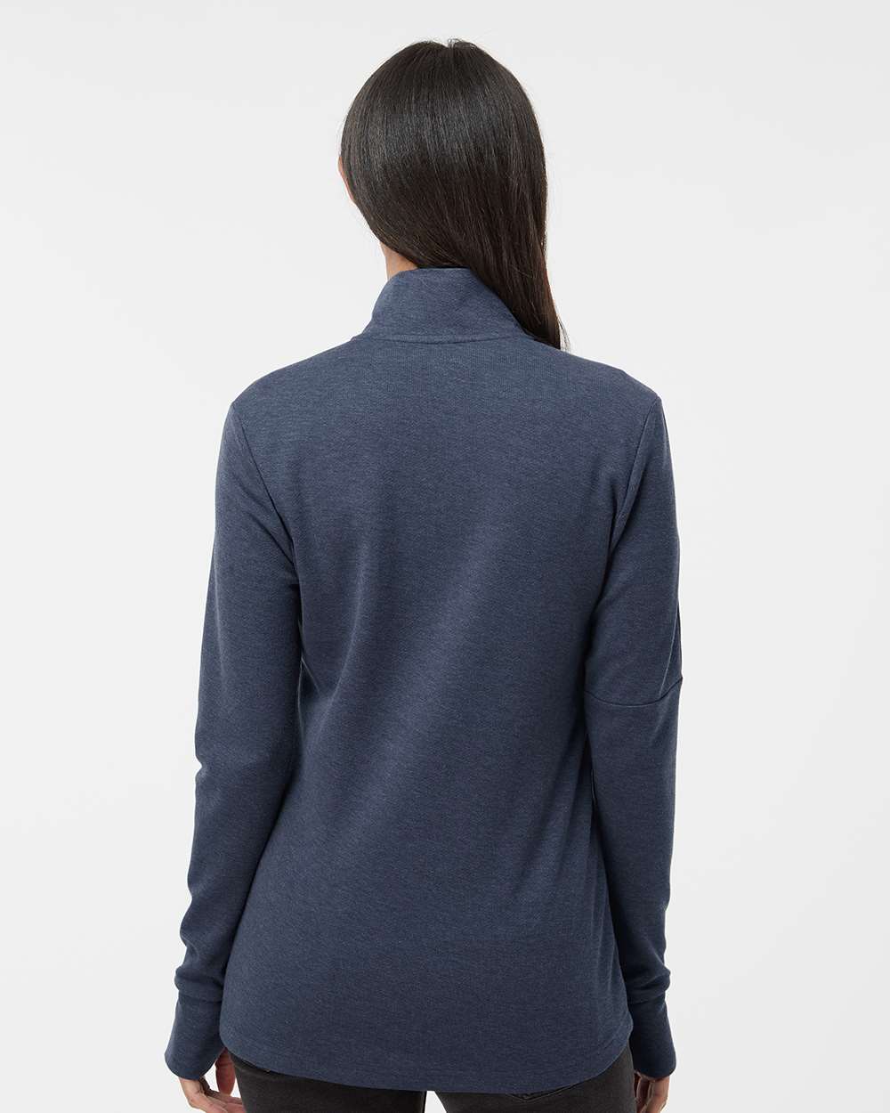Adidas Women's 3-Stripes Quarter-Zip Sweater Pullover