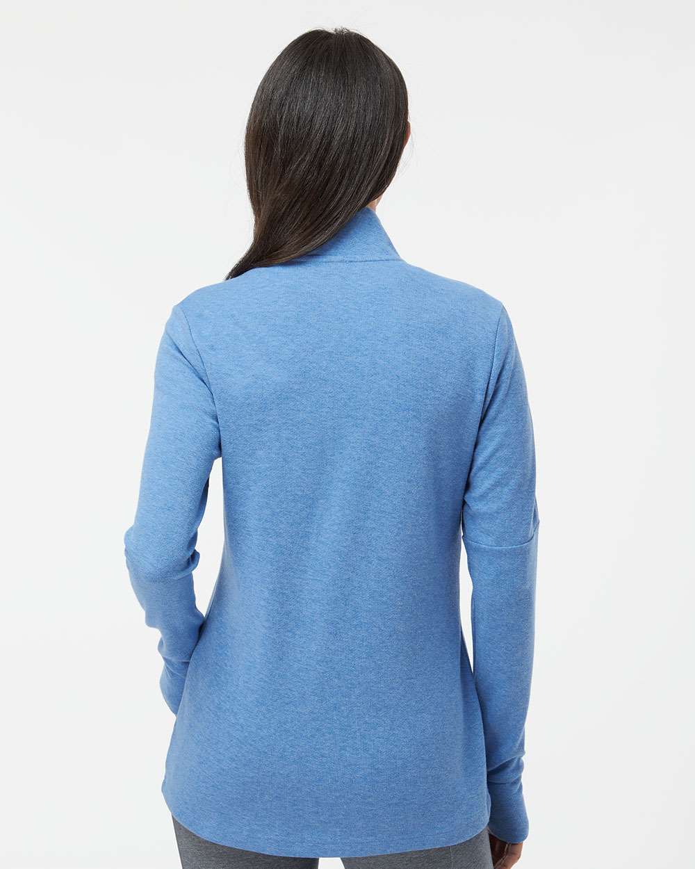 Adidas Women's 3-Stripes Quarter-Zip Sweater Pullover
