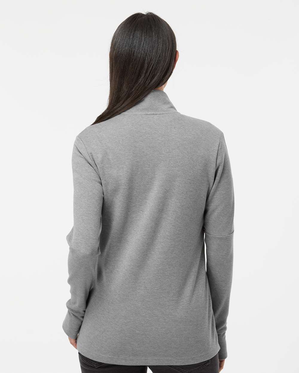 Adidas Women's 3-Stripes Quarter-Zip Sweater Pullover