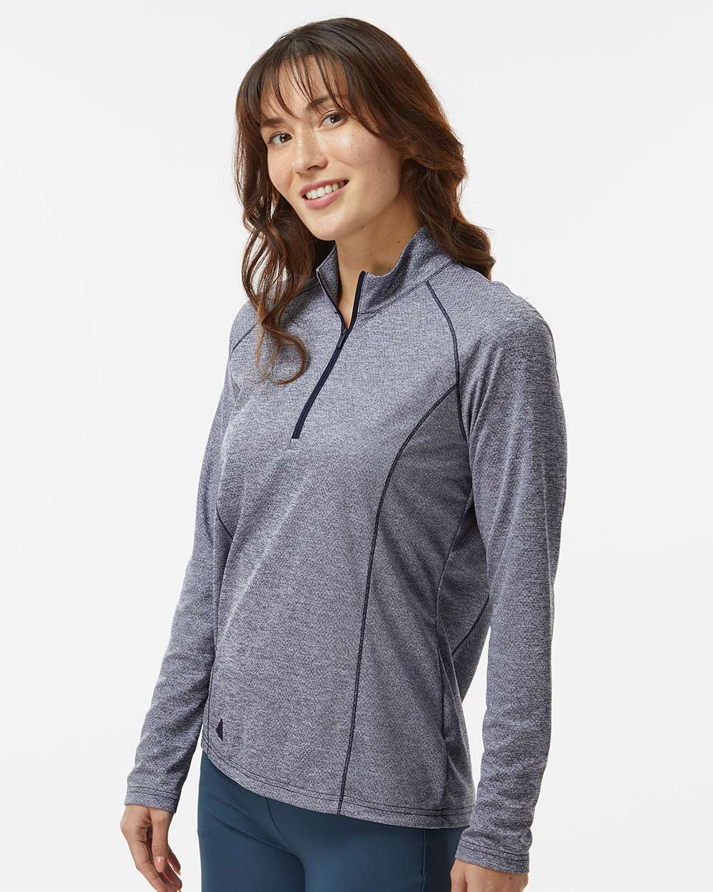 Adidas Women's Space Dyed Quarter-Zip Pullover
