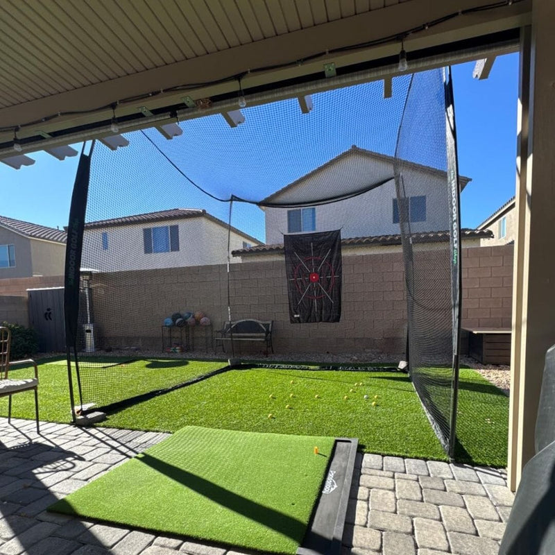 Red de golf cuadrada de 10' x 10' x 10'