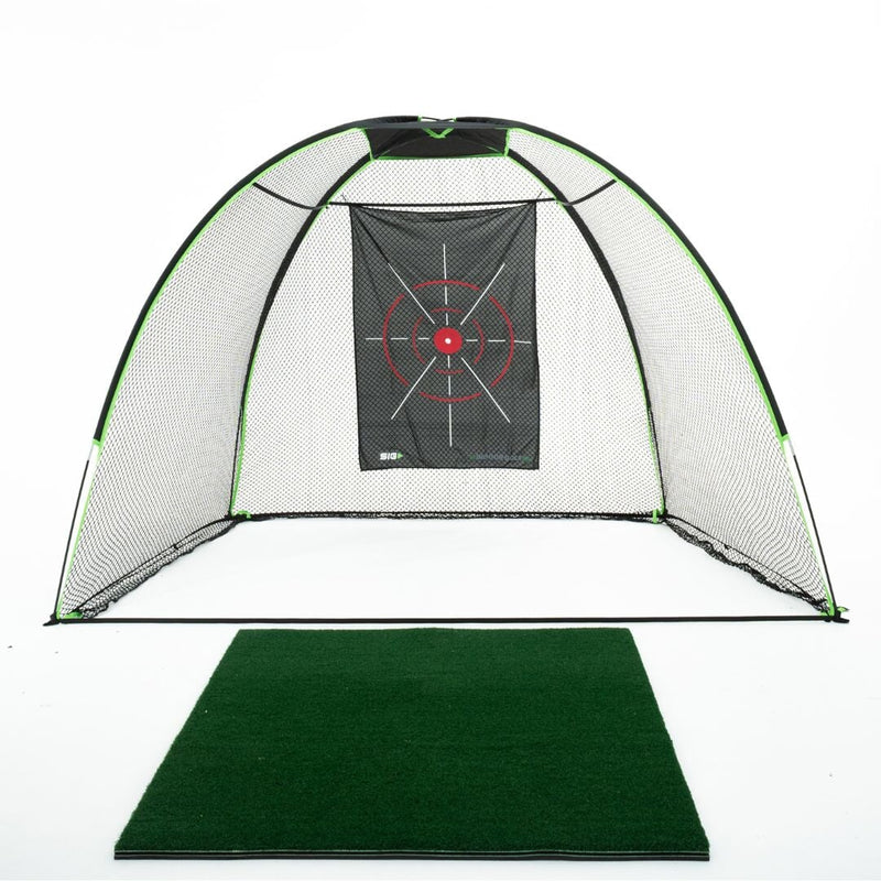 Red de golf redondeada de 10' x 7'
