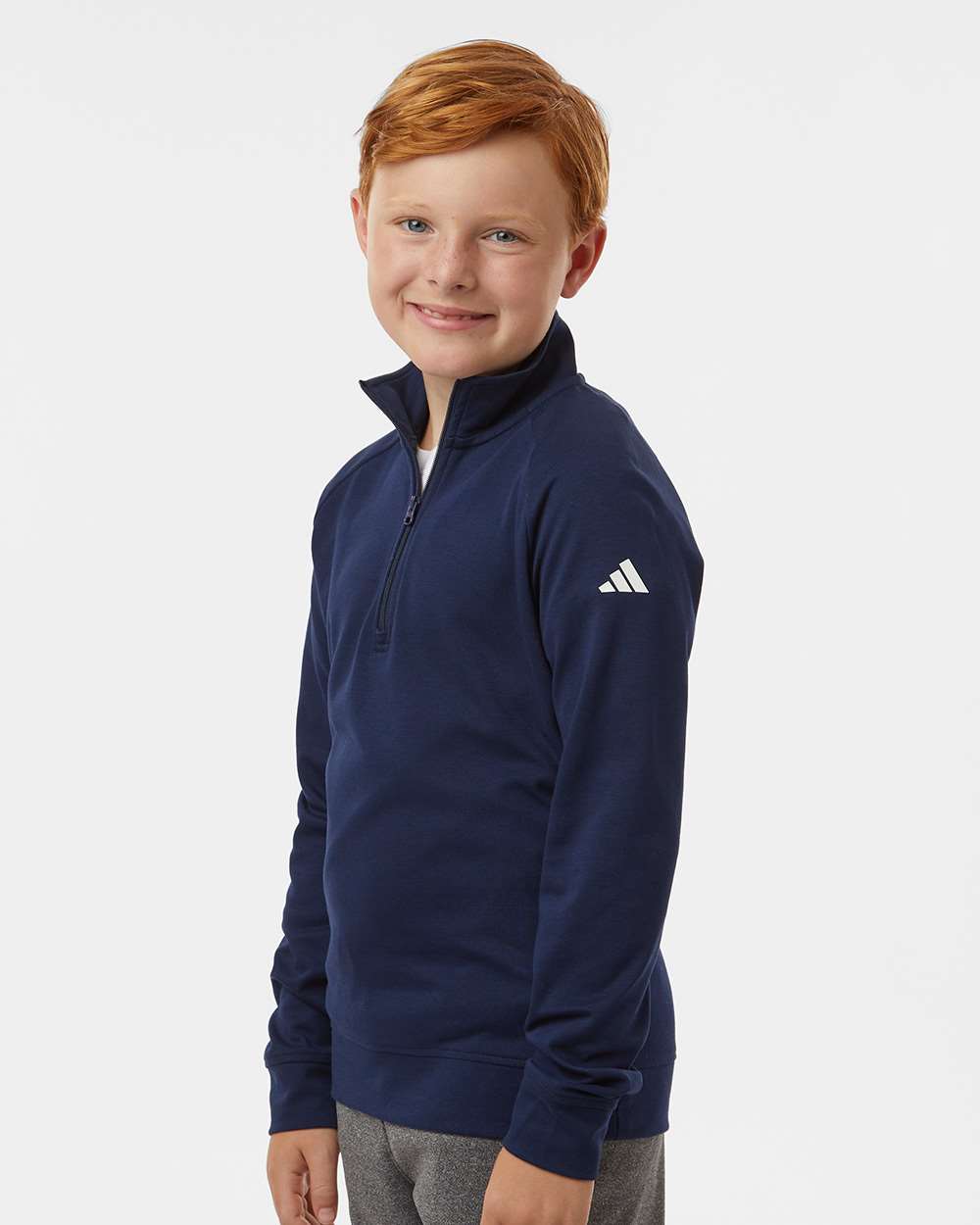 Adidas Youth Performance Quarter-Zip Pullover