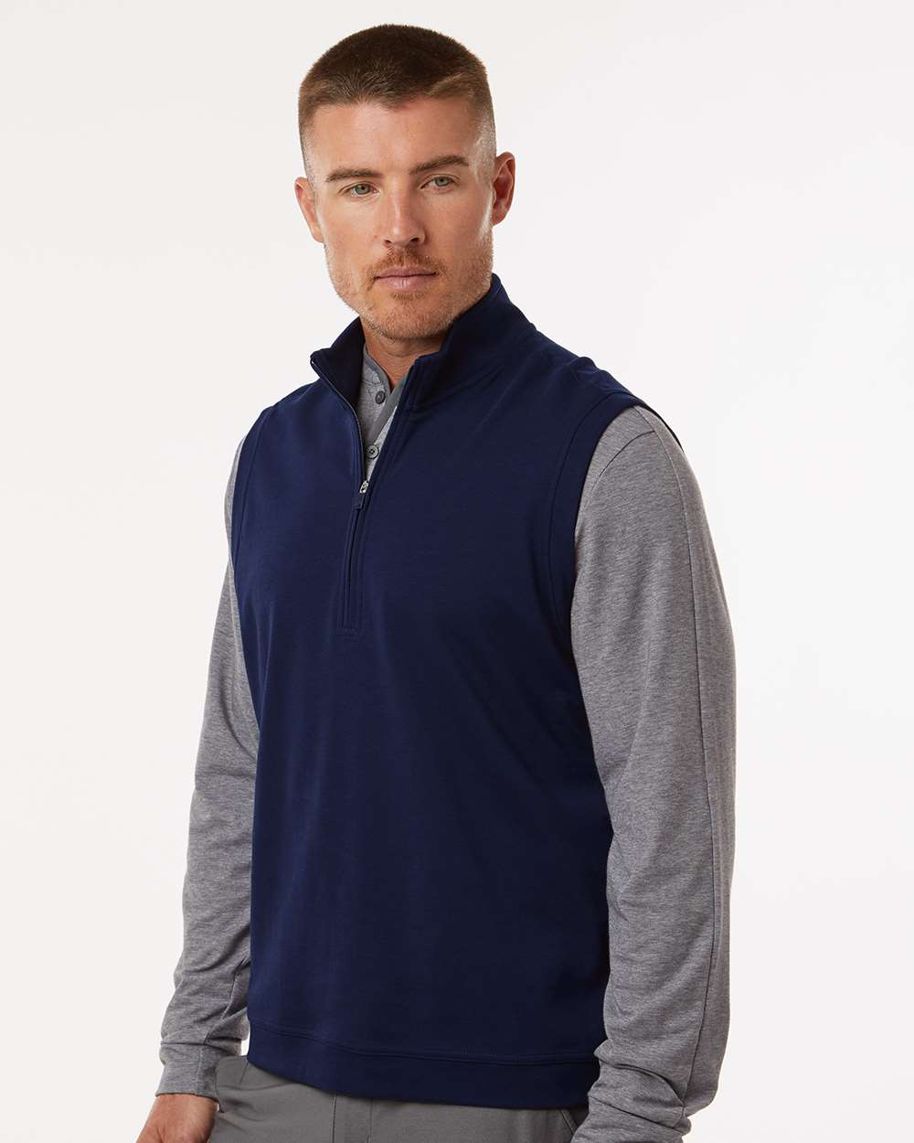 Adidas Men's Club Quarter-Zip Vest