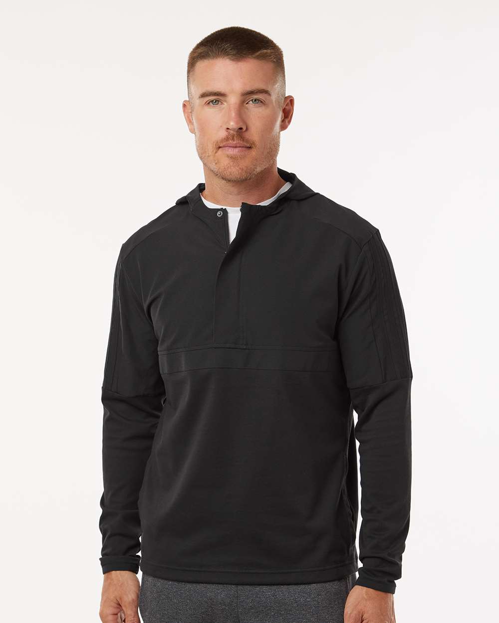 Adidas Men's Half-Zip Hooded Anorak