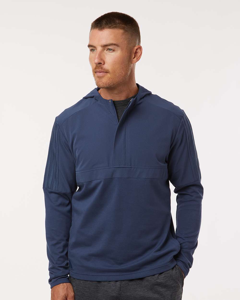 Adidas Men's Half-Zip Hooded Anorak