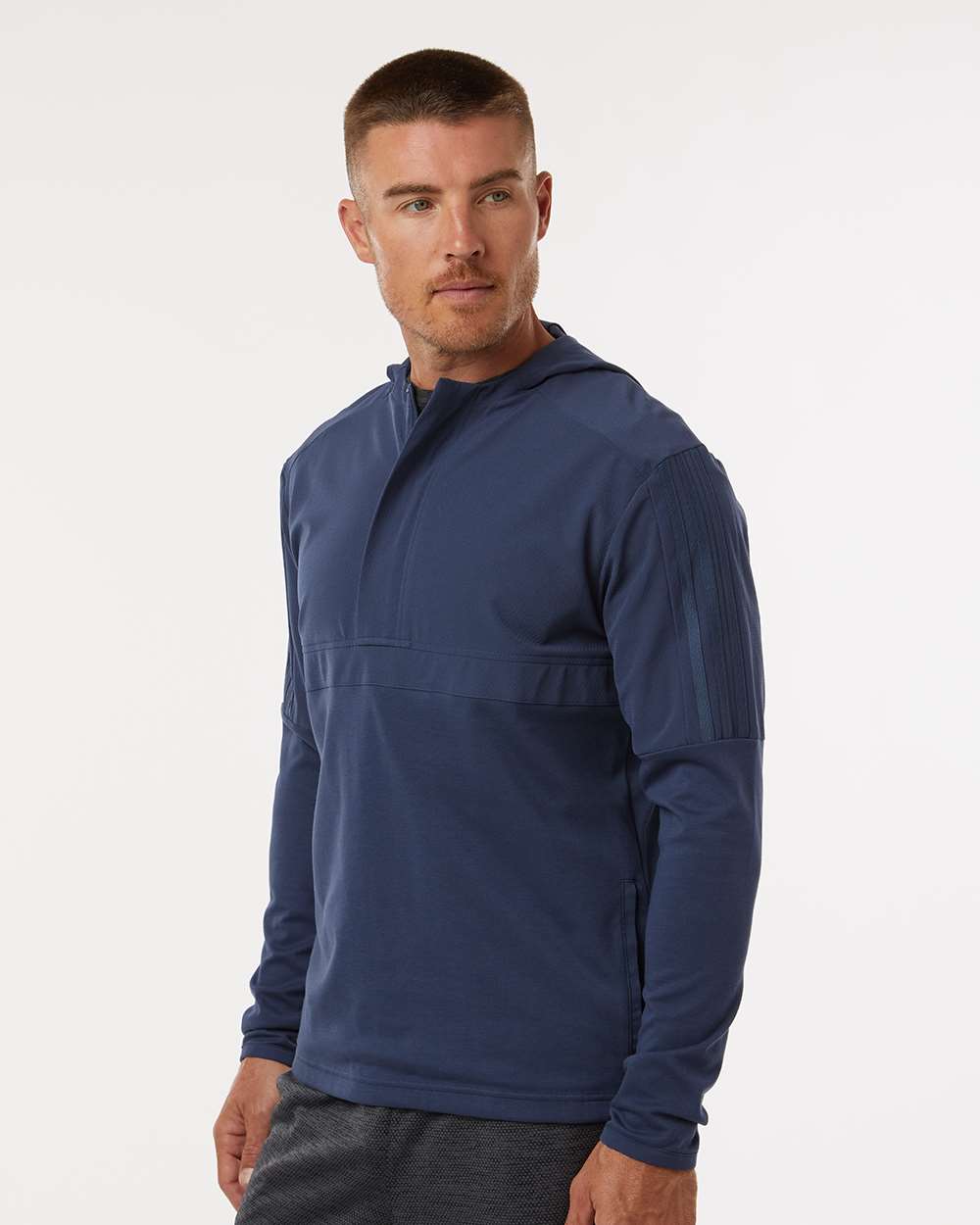 Adidas Men's Half-Zip Hooded Anorak