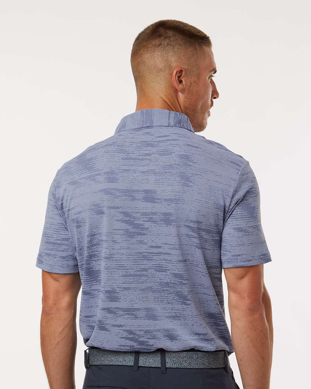 Adidas Men's Ultimate365 Textured Stripe Polo