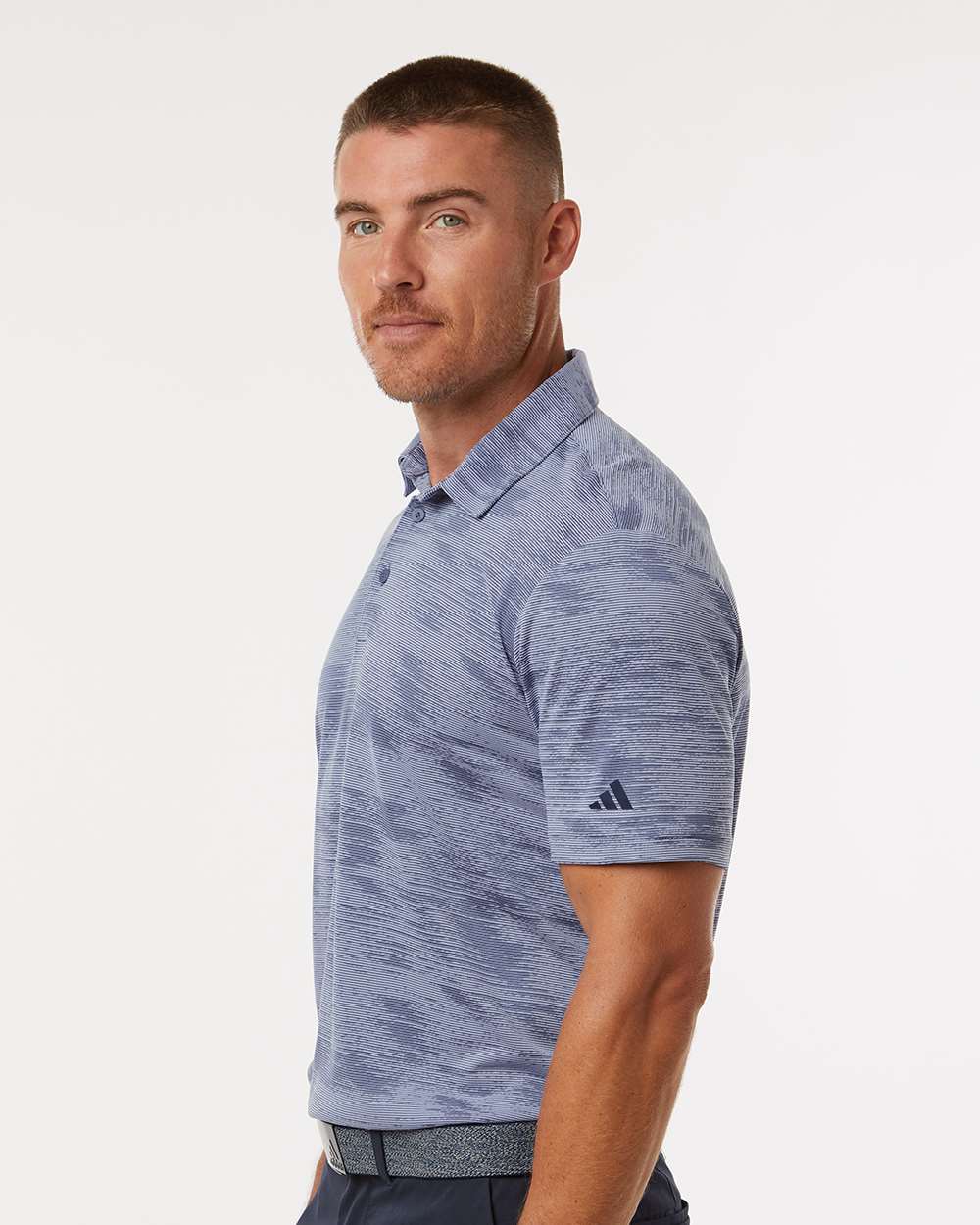 Adidas Men's Ultimate365 Textured Stripe Polo