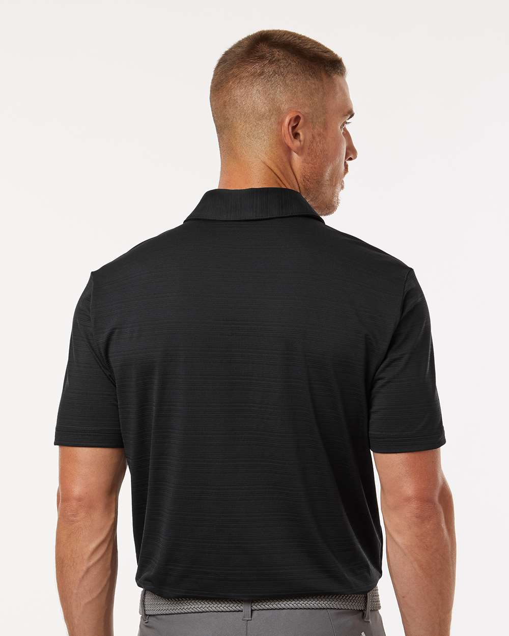 Adidas Men's Textured Stripe Polo