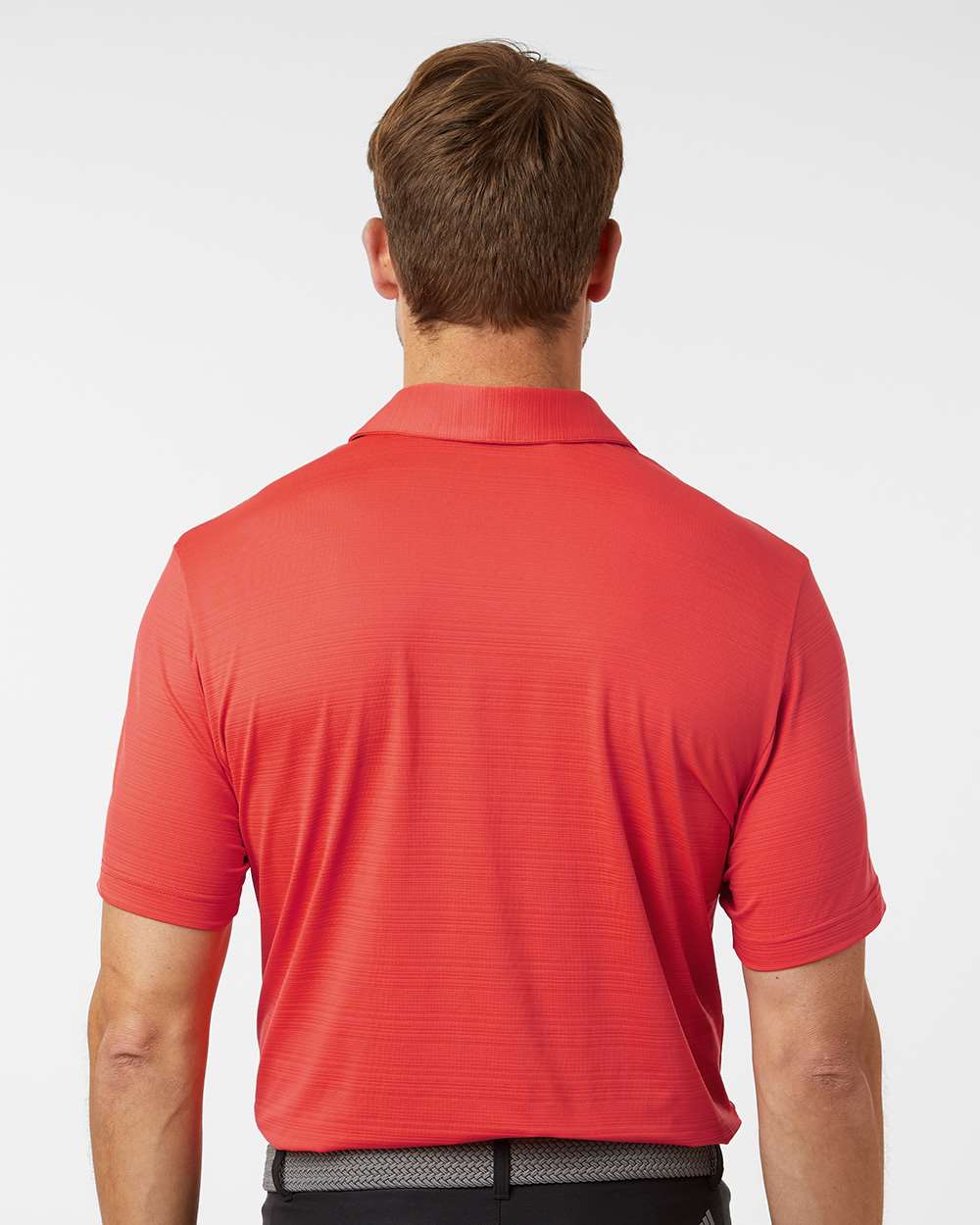 Adidas Men's Textured Stripe Polo