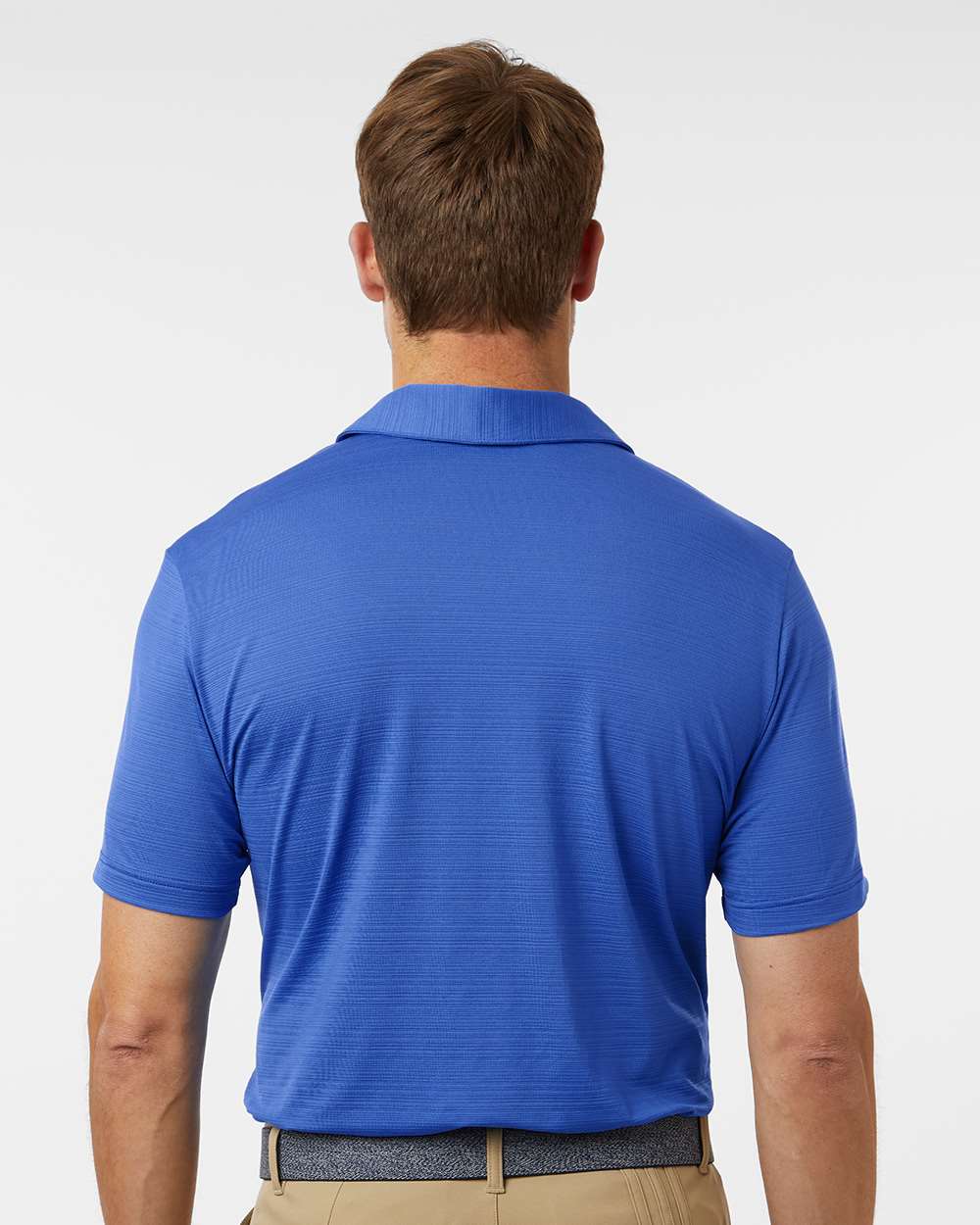 Adidas Men's Textured Stripe Polo
