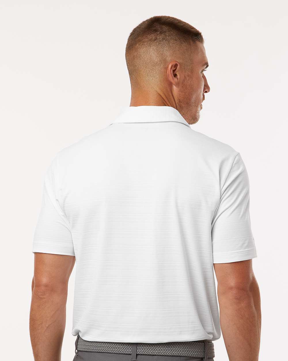 Adidas Men's Textured Stripe Polo