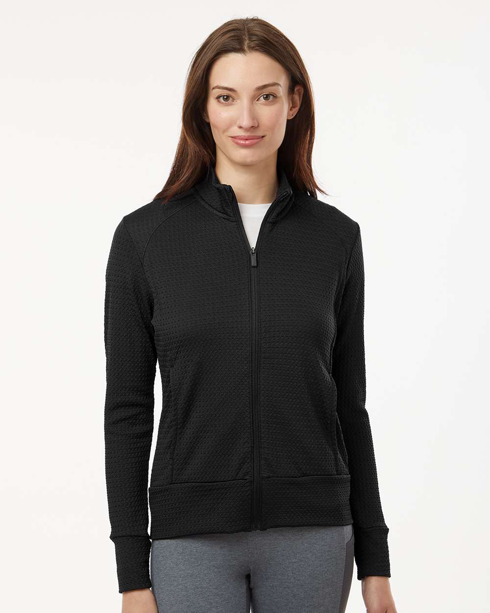 Adidas Women's Ultimate365 Textured Full-Zip Jacket