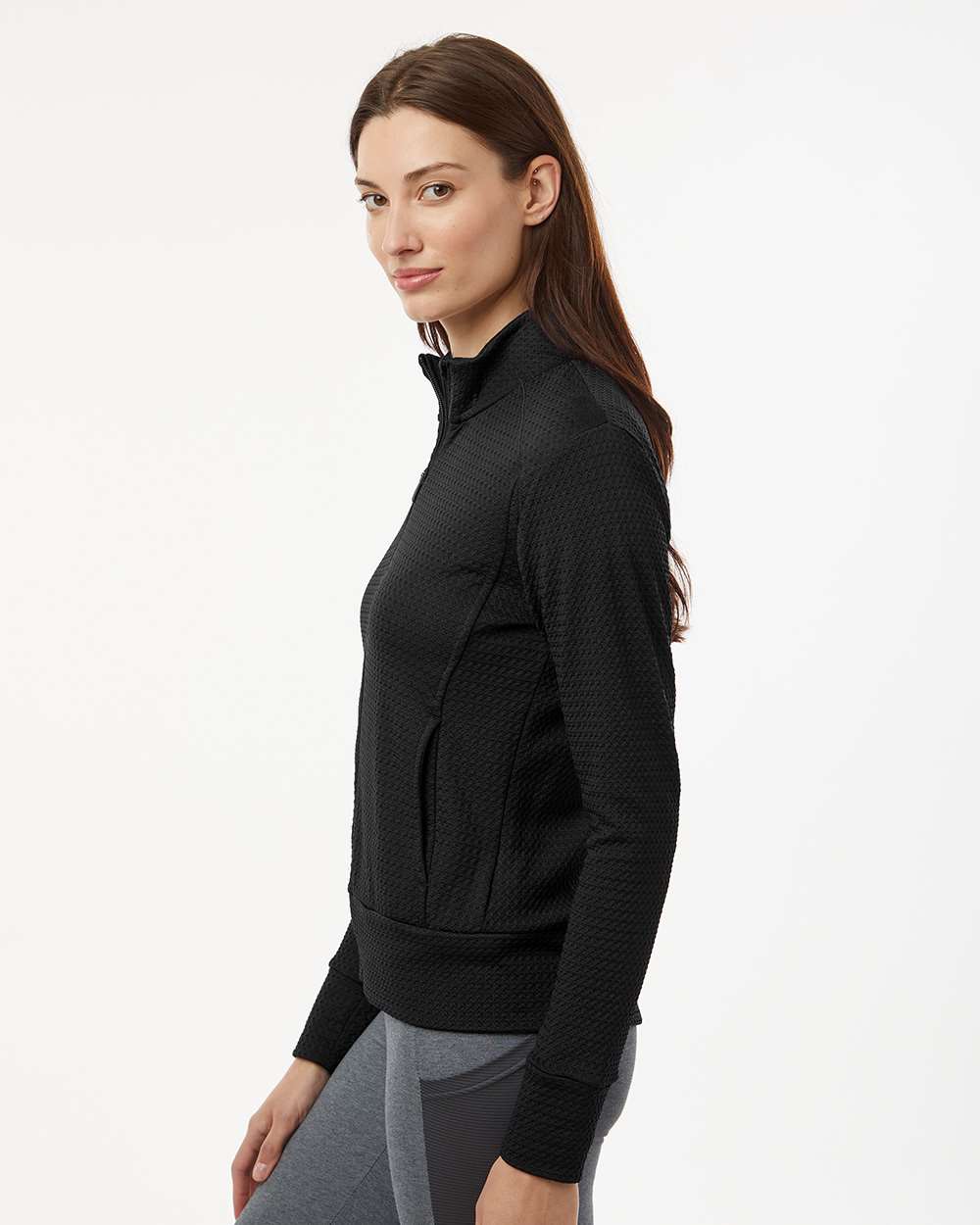 Adidas Women's Ultimate365 Textured Full-Zip Jacket