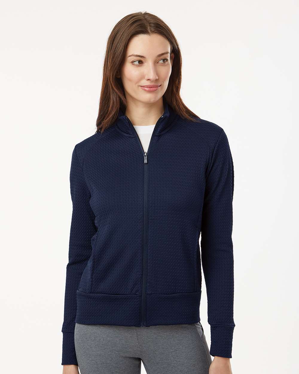 Adidas Women's Ultimate365 Textured Full-Zip Jacket