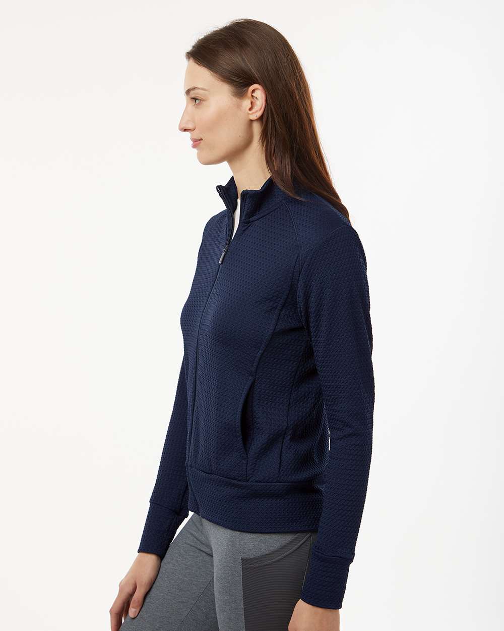 Adidas Women's Ultimate365 Textured Full-Zip Jacket