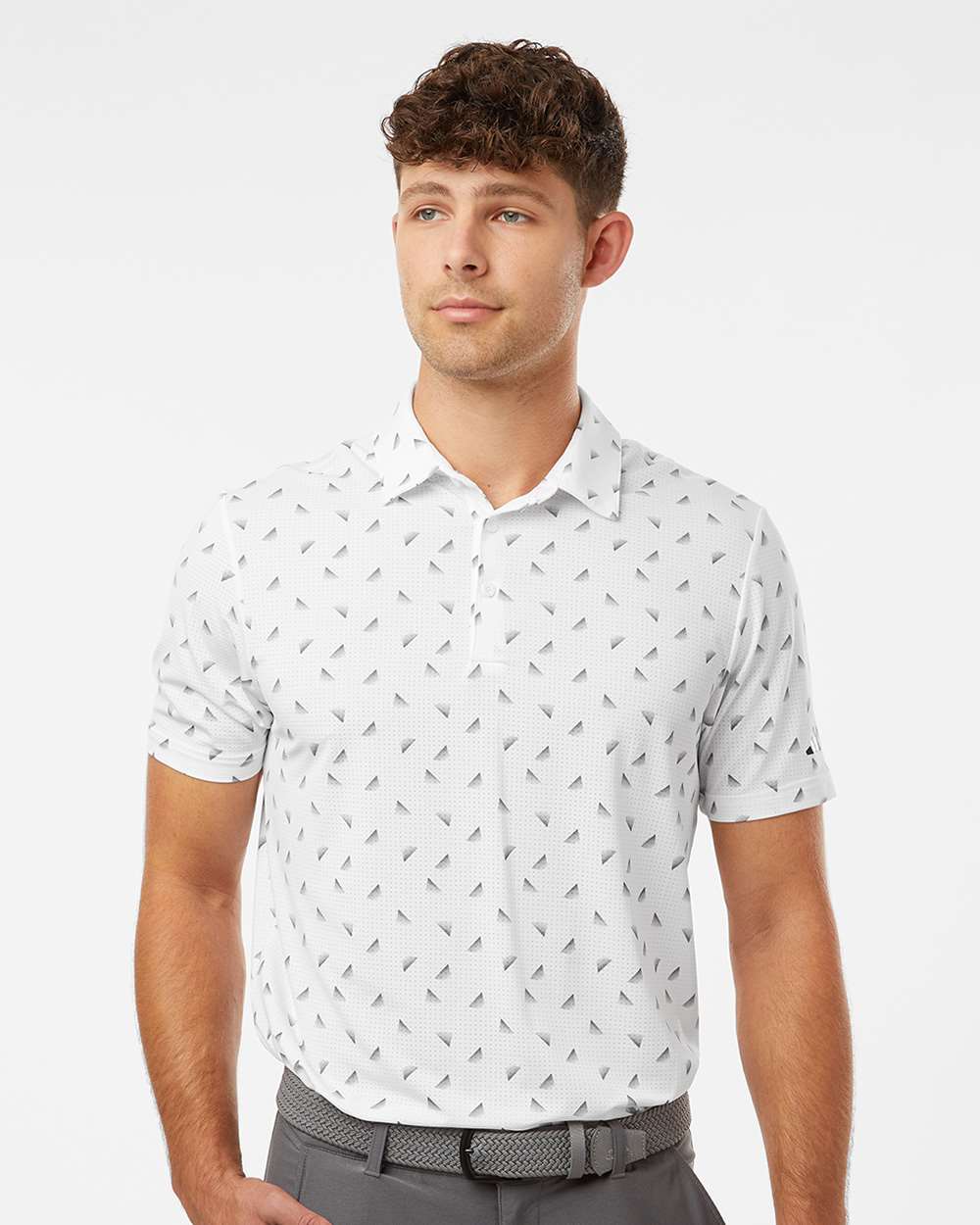 Adidas Men's Ultimate365 Mesh Print Polo