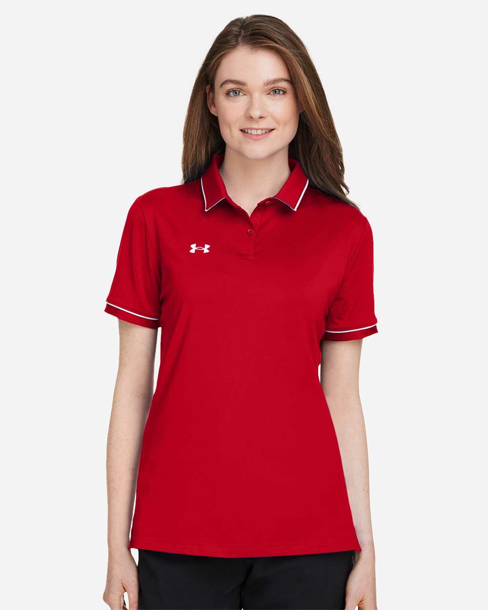 Under Armour Women's Tipped Teams Performance Polo