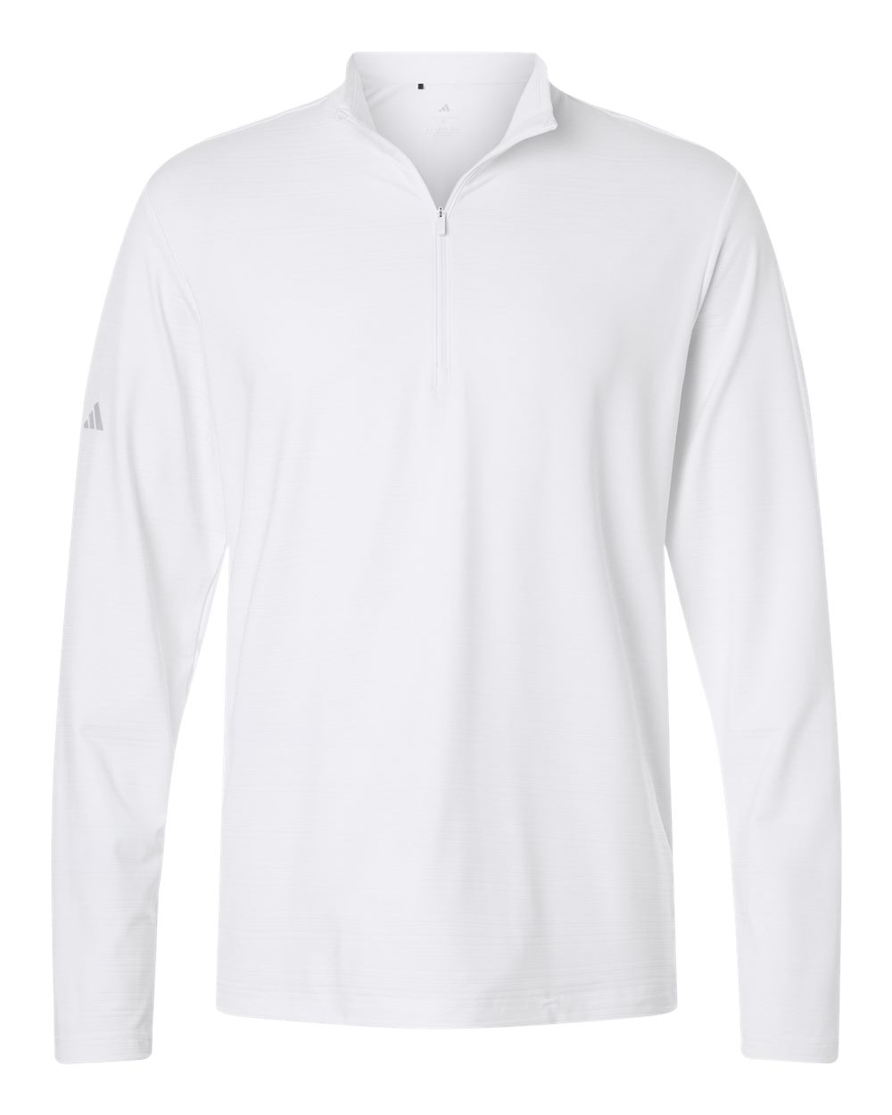 Adidas Men's Textured Stripe Quarter-Zip Pullover