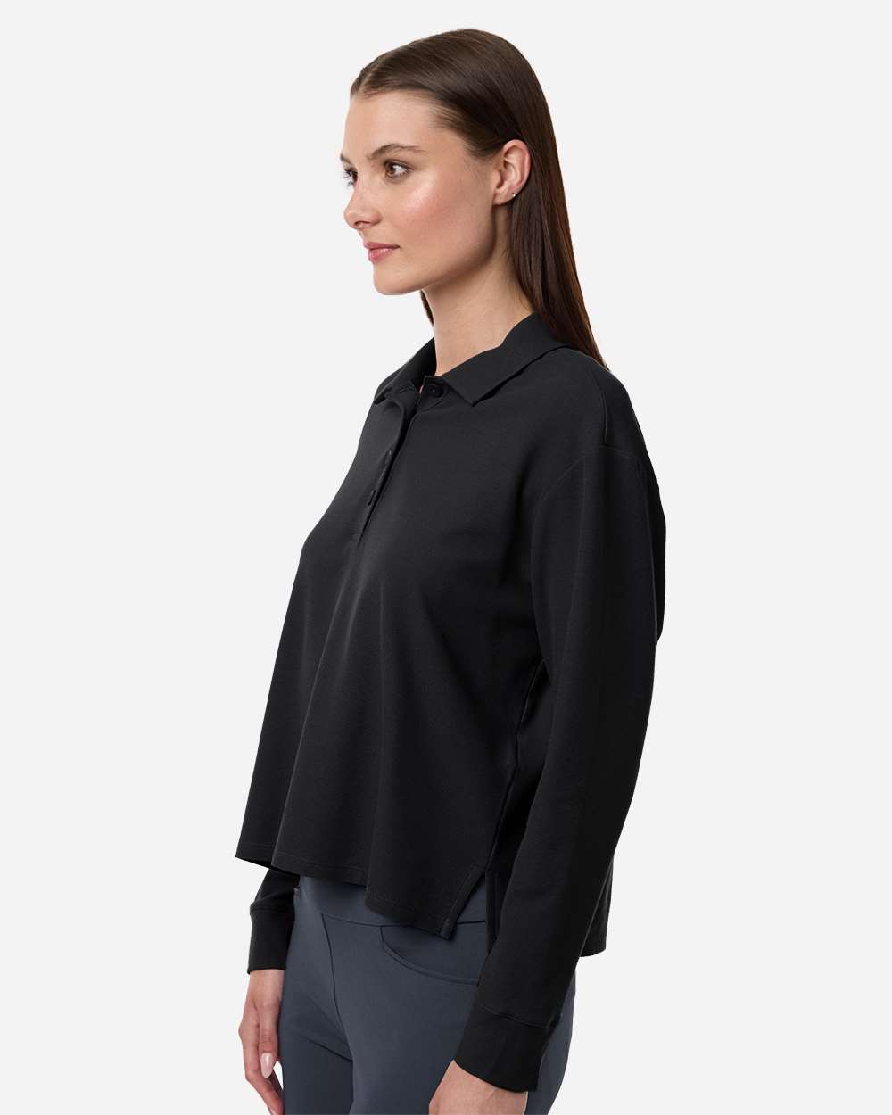 Adidas Women's Beyond Long Sleeve Loose Polo