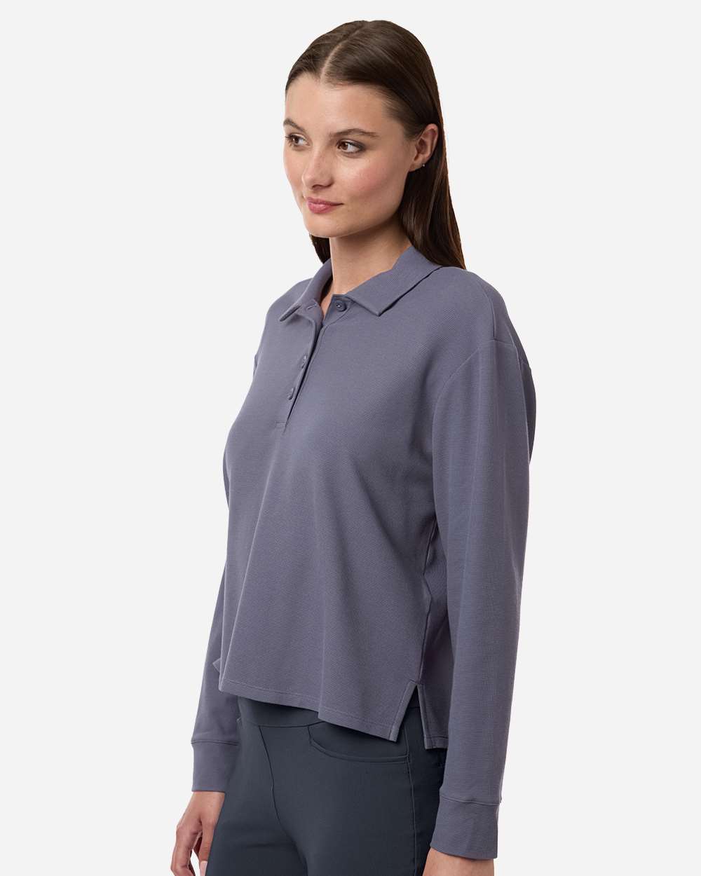 Adidas Women's Beyond Long Sleeve Loose Polo