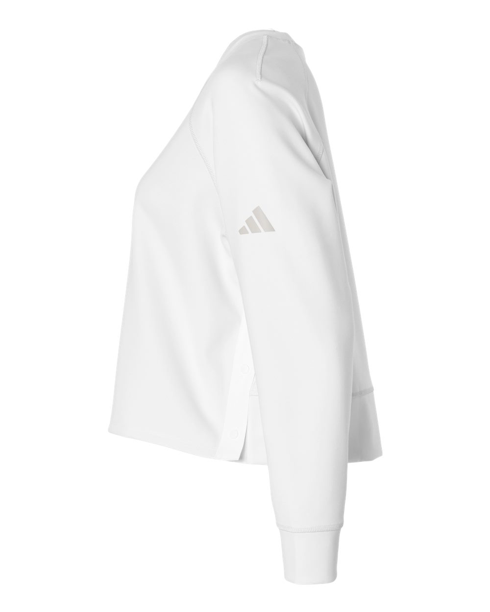 Adidas Women's Beyond Side-Snap Crewneck Sweatshirt
