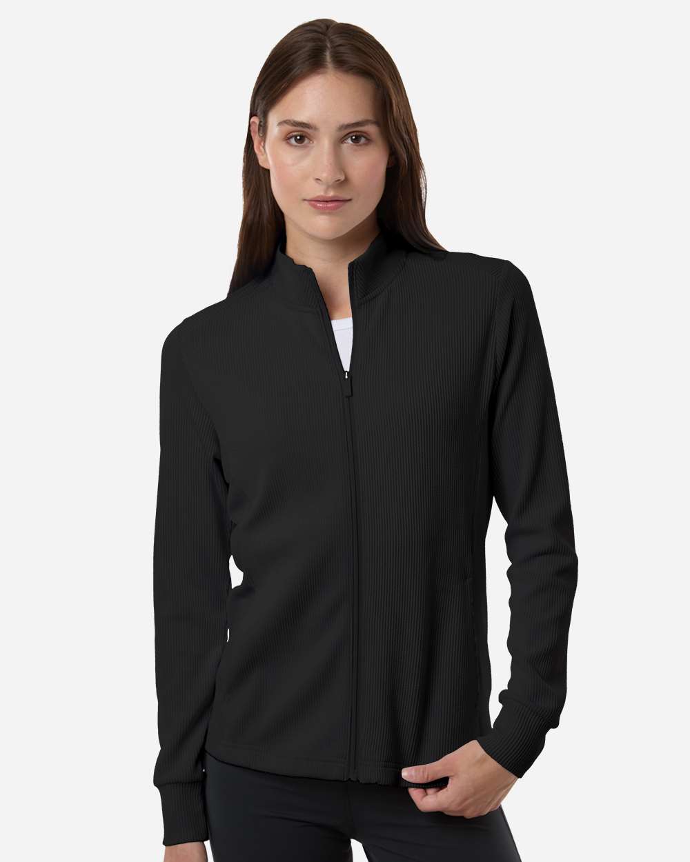 Adidas Women's Performance Textured Full-Zip Jacket