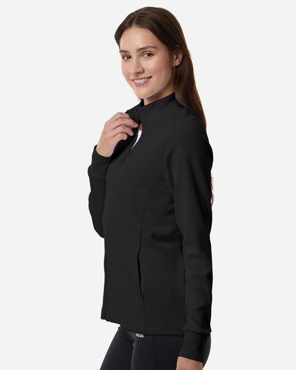 Adidas Women's Performance Textured Full-Zip Jacket