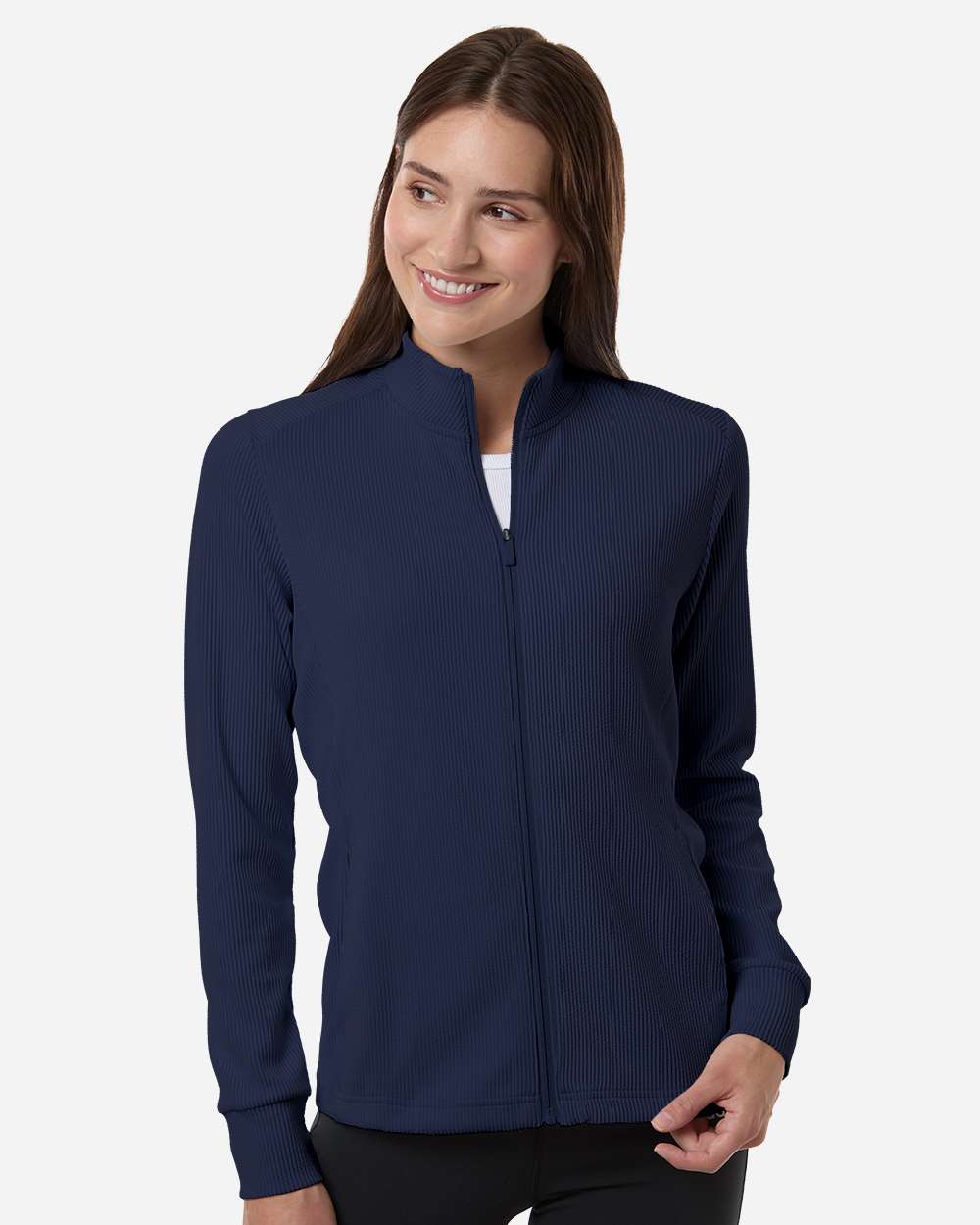 Adidas Women's Performance Textured Full-Zip Jacket
