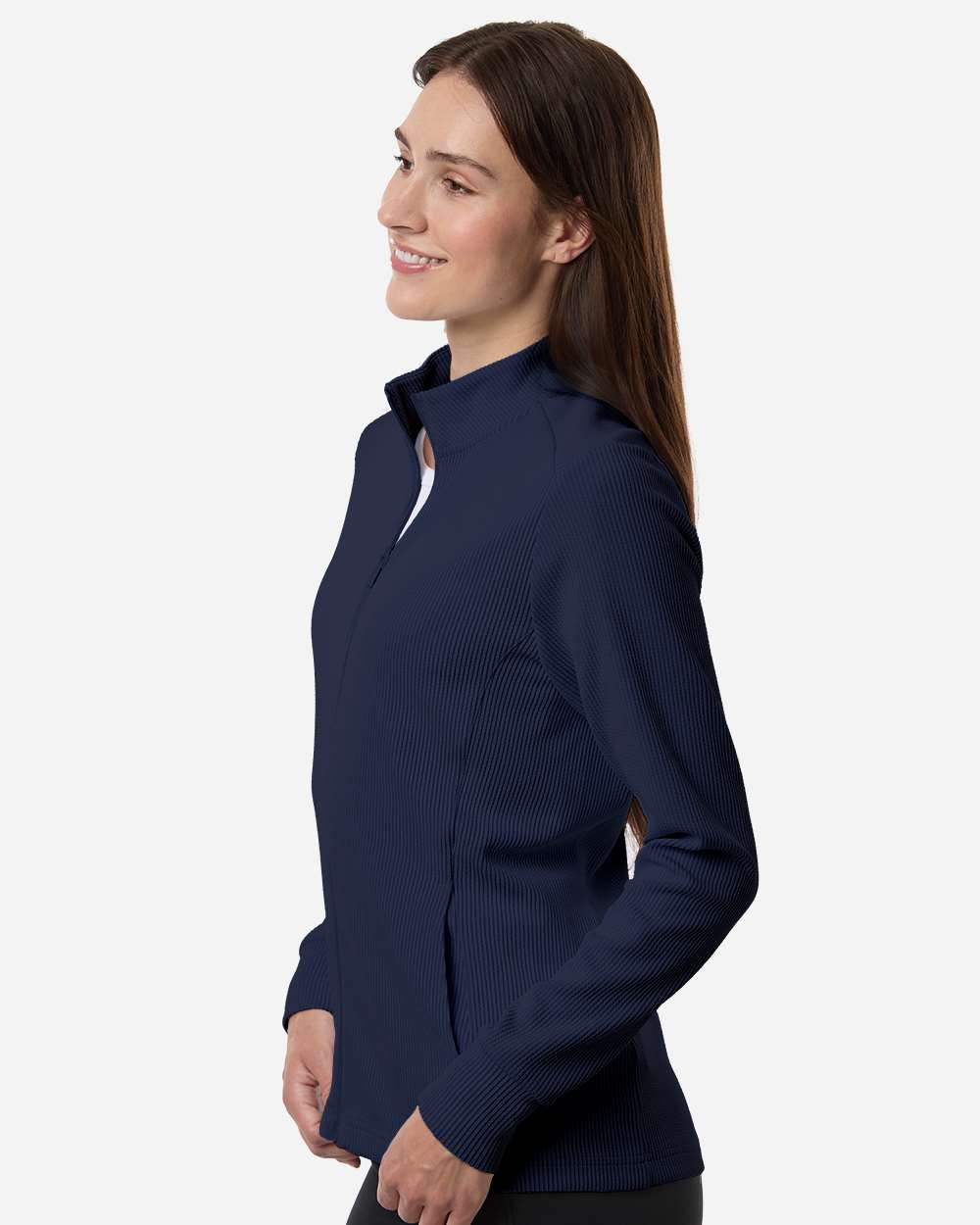 Adidas Women's Performance Textured Full-Zip Jacket