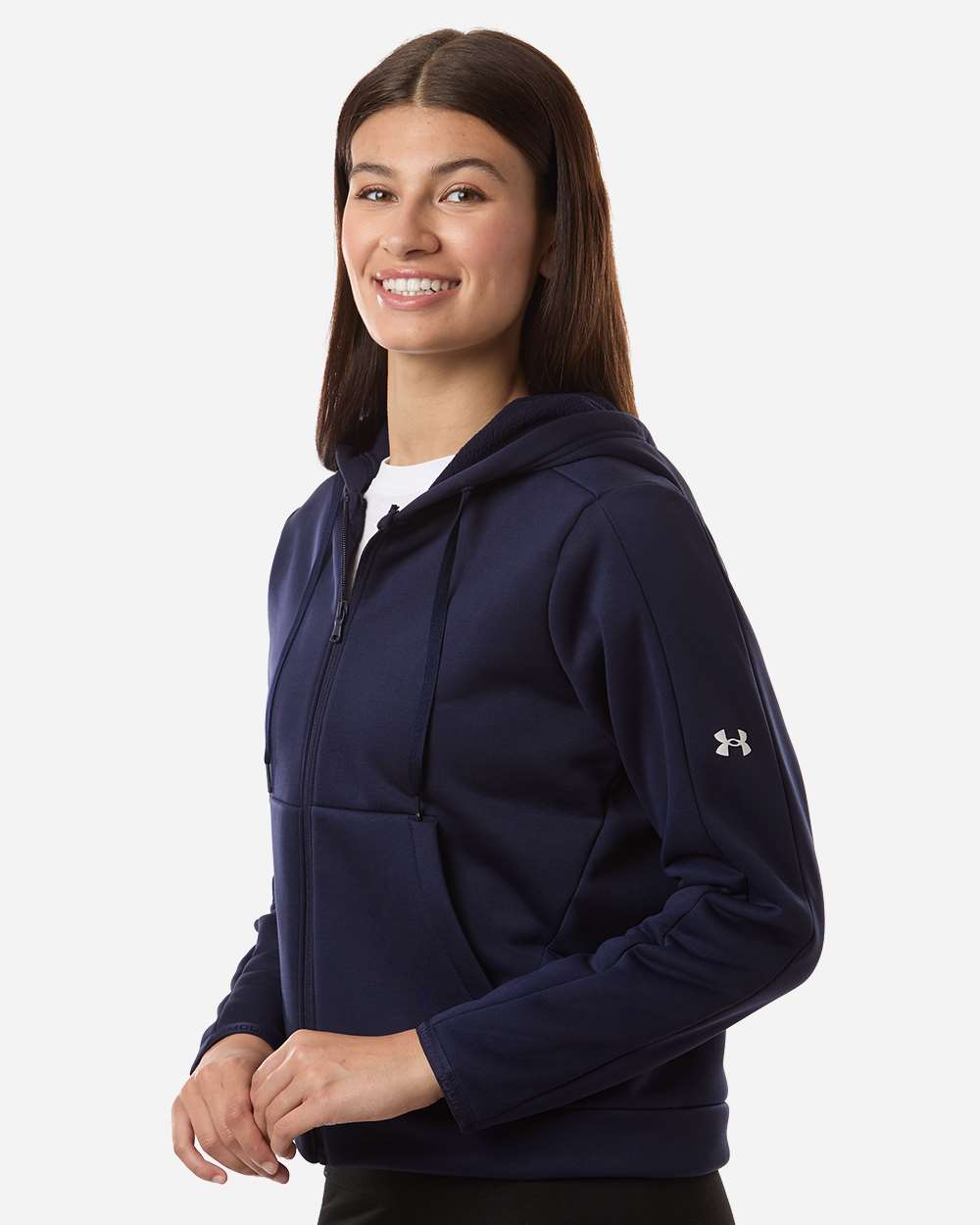 Under Armour Women's Armour Fleece Pro Hooded Full-Zip