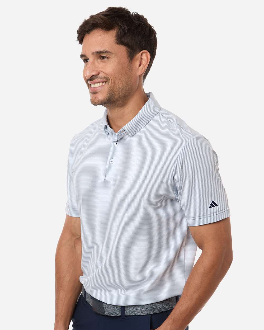 Adidas Men's Ultimate365 Pencil Stripe Climacool Polo