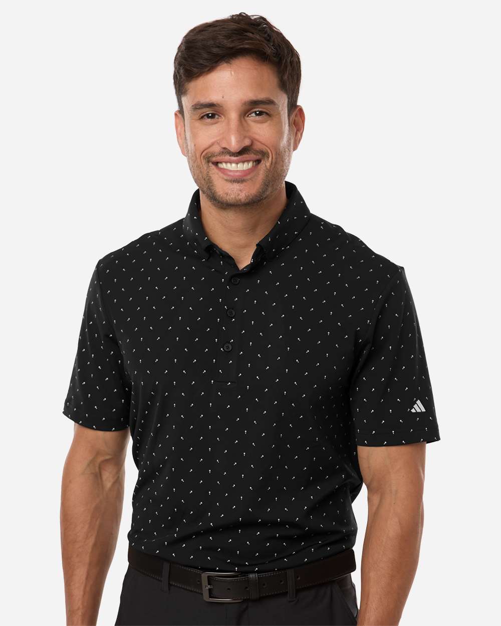 Adidas Men's Ultimate365 Micro Print Polo