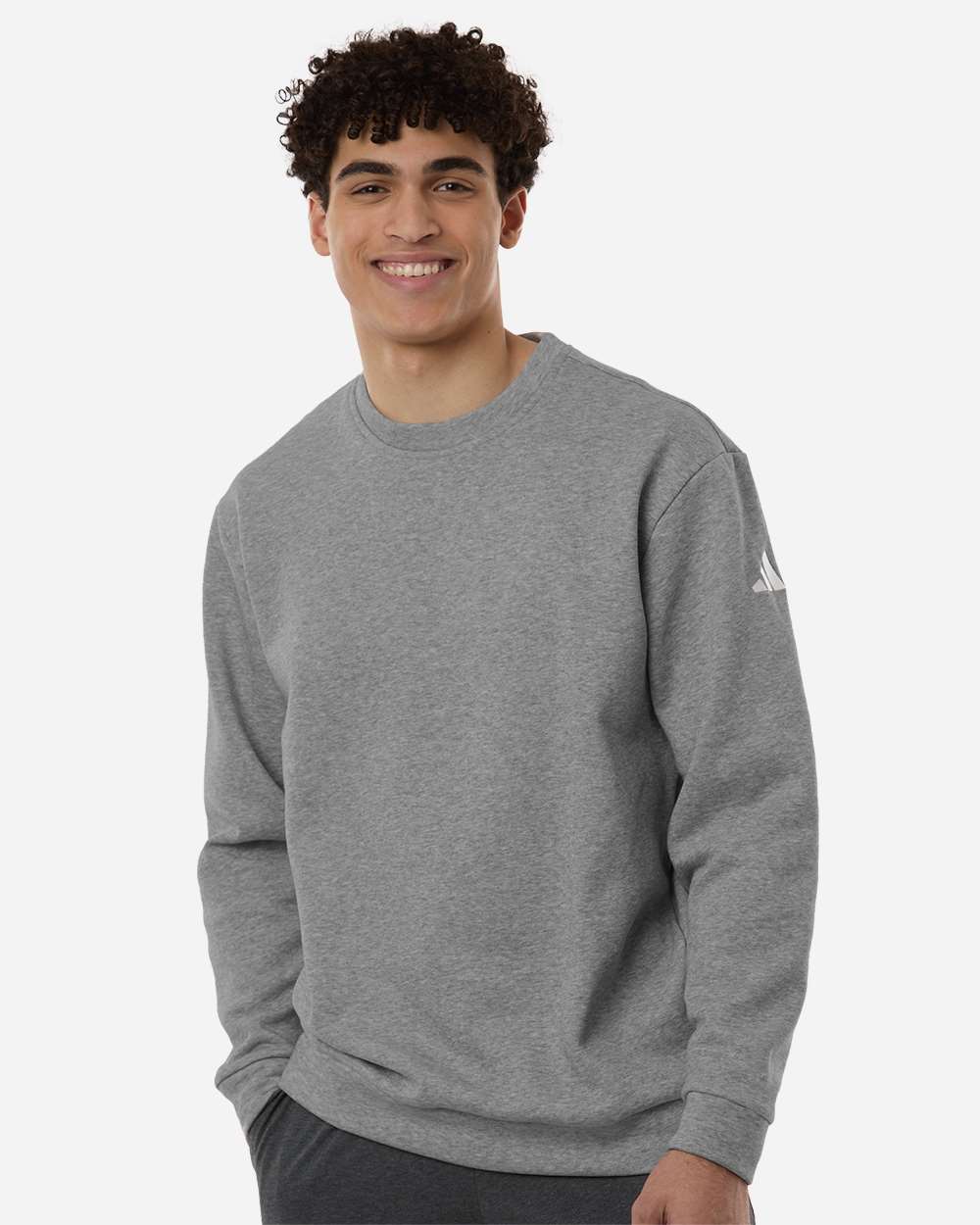 Adidas Men's Fleece Crewneck Sweatshirt