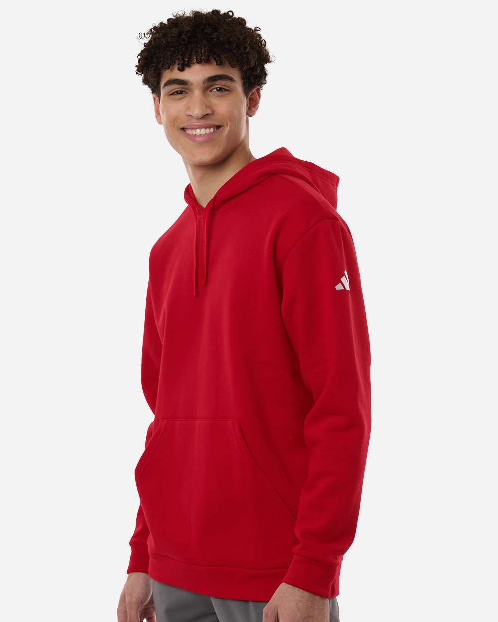 Adidas Men's Fleece Hooded Sweatshirt