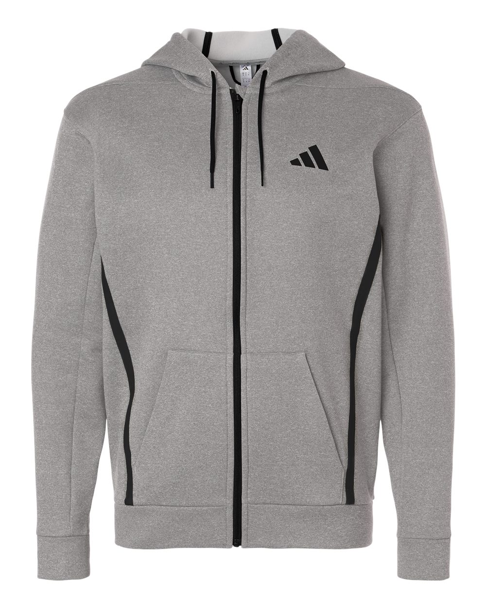 Adidas Men's Game & Go Fleece Full-Zip Hooded Sweatshirt