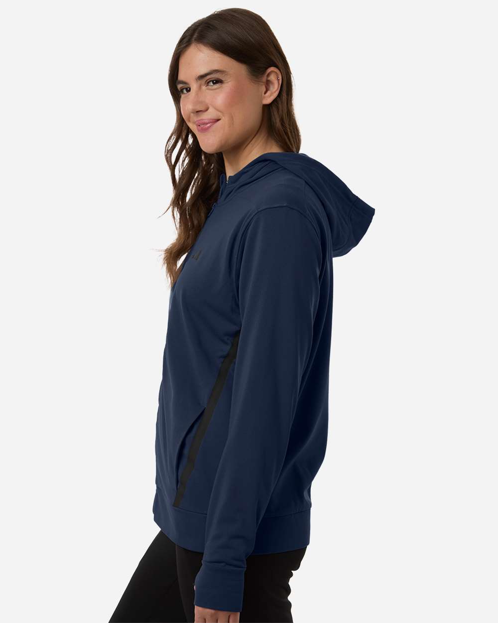 Adidas Women's Game & Go Fleece Full-Zip Hooded Sweatshirt