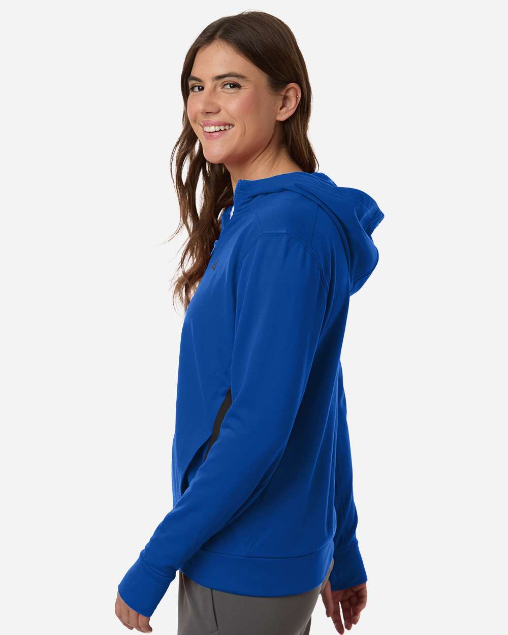 Adidas Women's Game & Go Fleece Full-Zip Hooded Sweatshirt