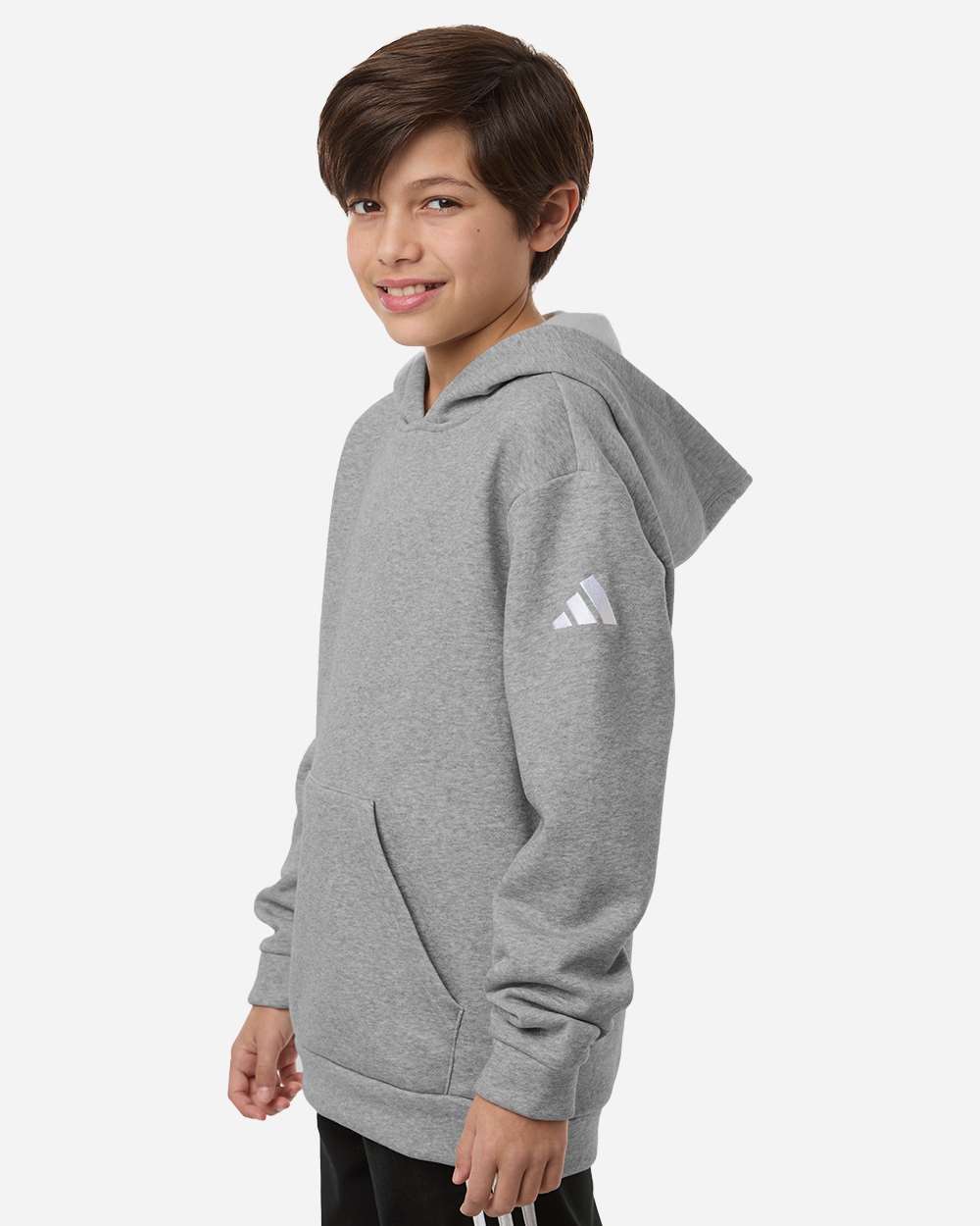 Adidas Youth Fleece Hooded Sweatshirt