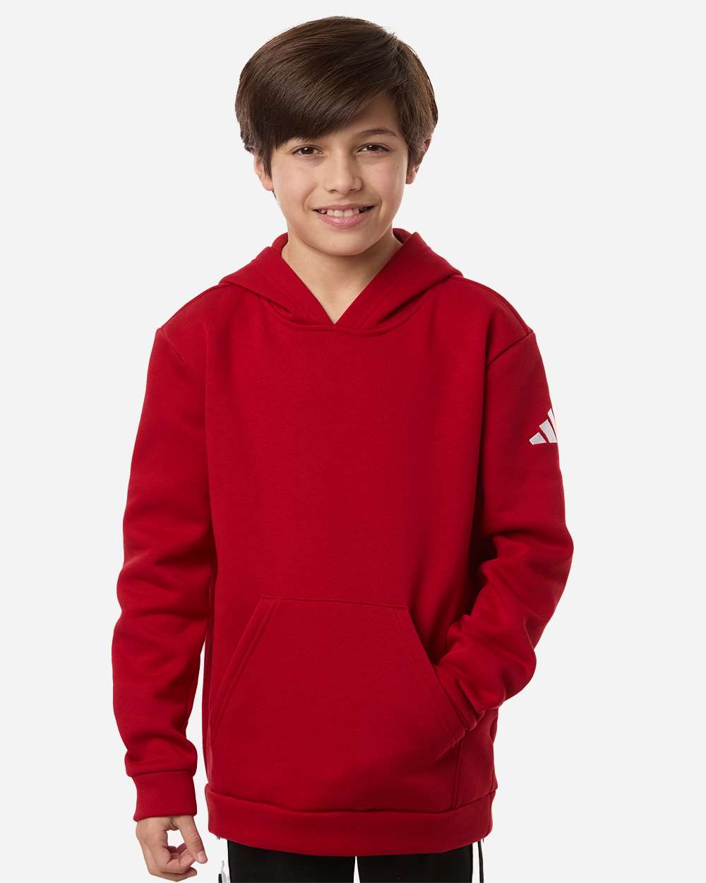 Adidas Youth Fleece Hooded Sweatshirt