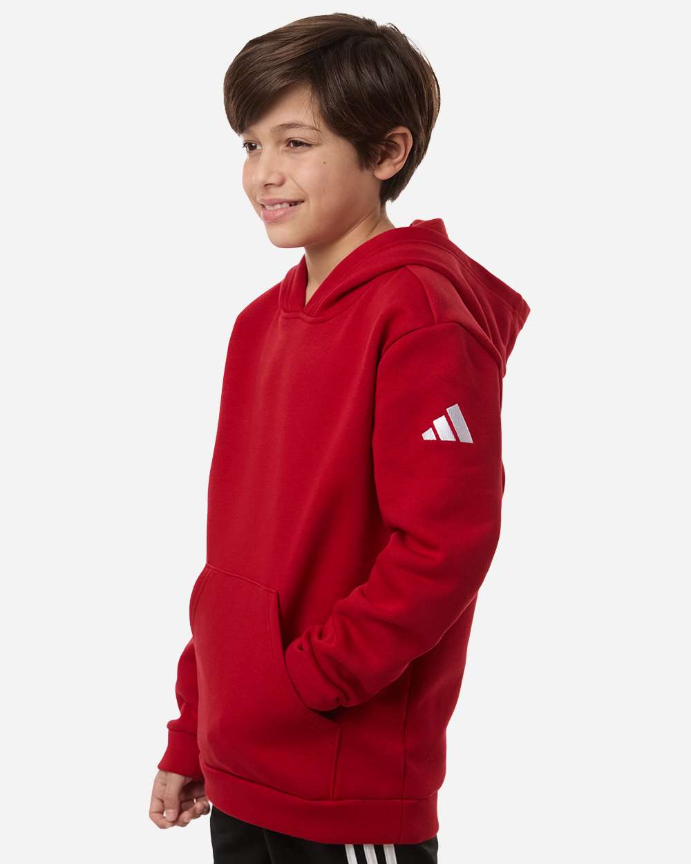 Adidas Youth Fleece Hooded Sweatshirt
