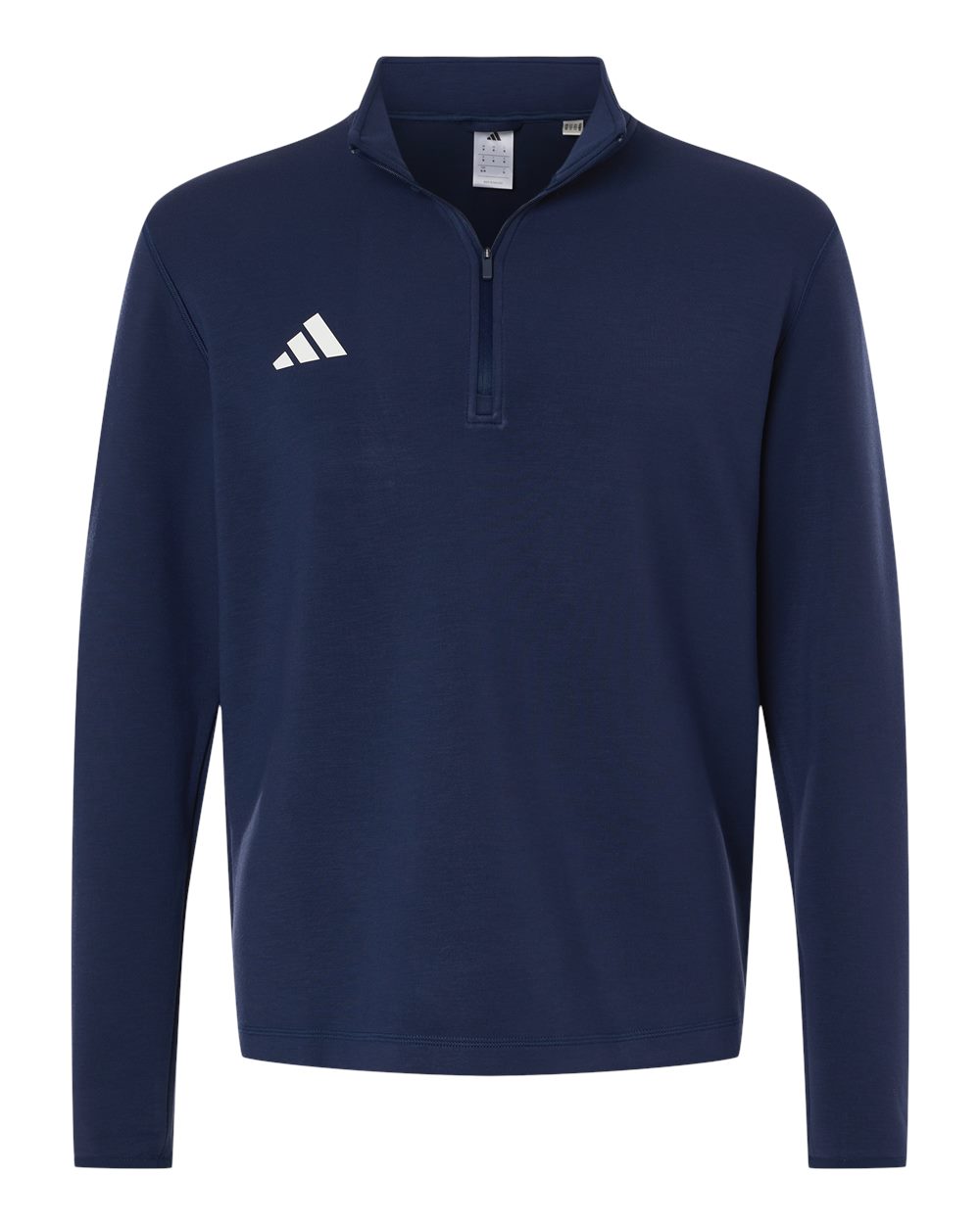 Adidas Men's 3-Stripes Quarter-Zip Pullover