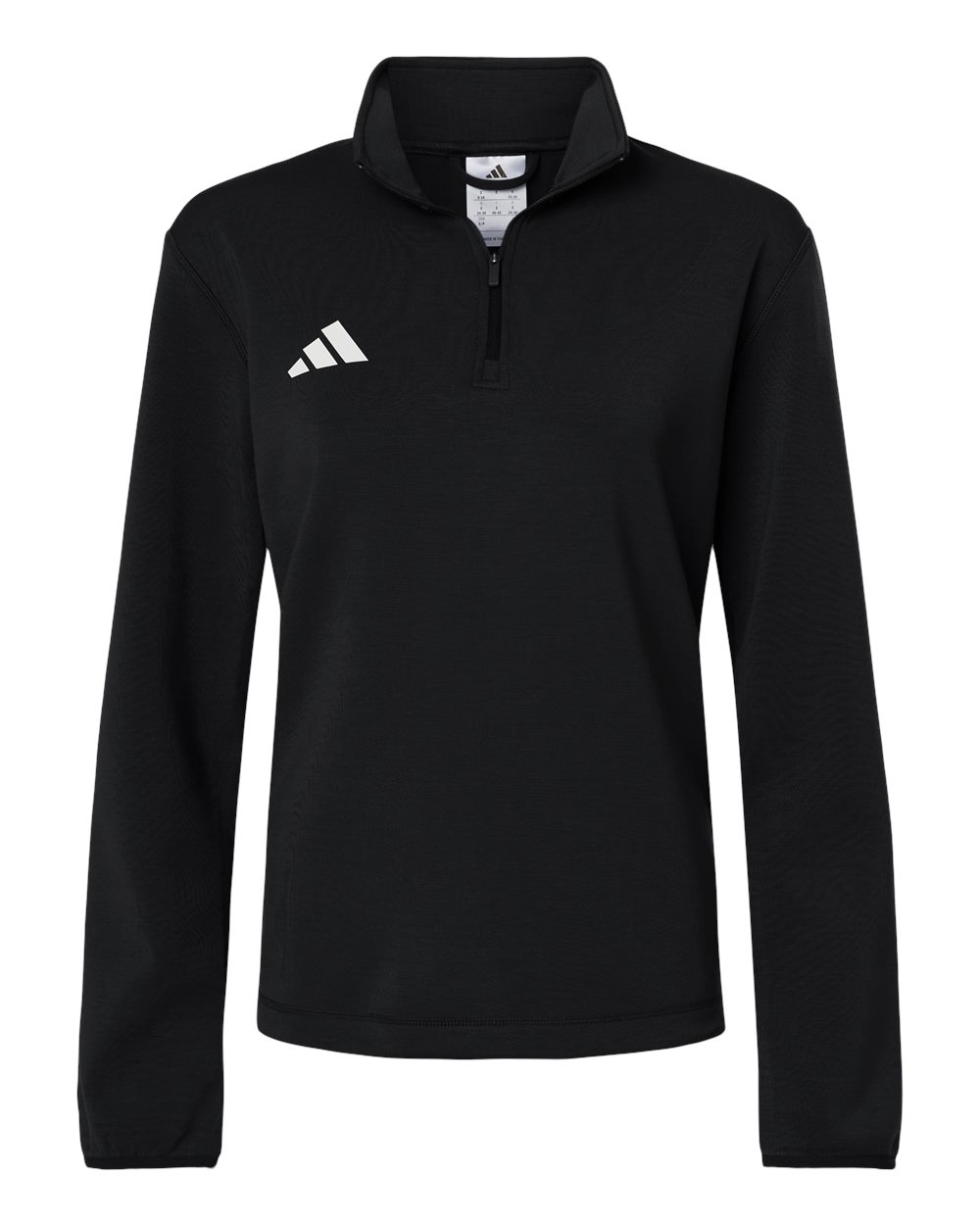 Adidas Women's 3-Stripes Quarter-Zip Pullover