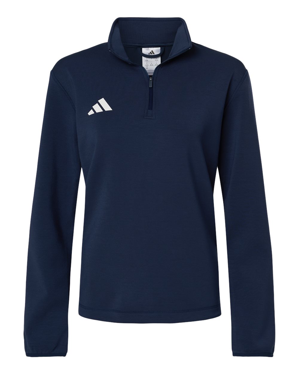 Adidas Women's 3-Stripes Quarter-Zip Pullover