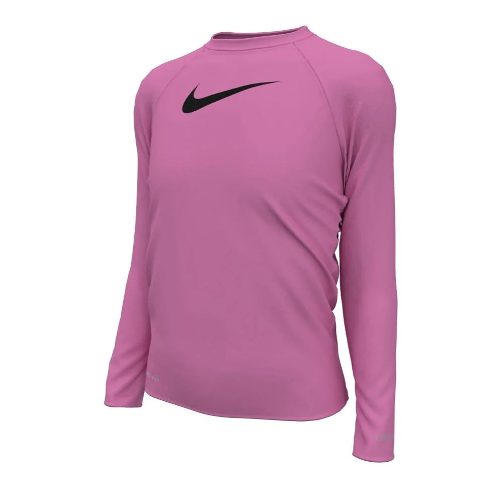 Nike Swim Girls Swoosh Long Sleeve Hydroguard