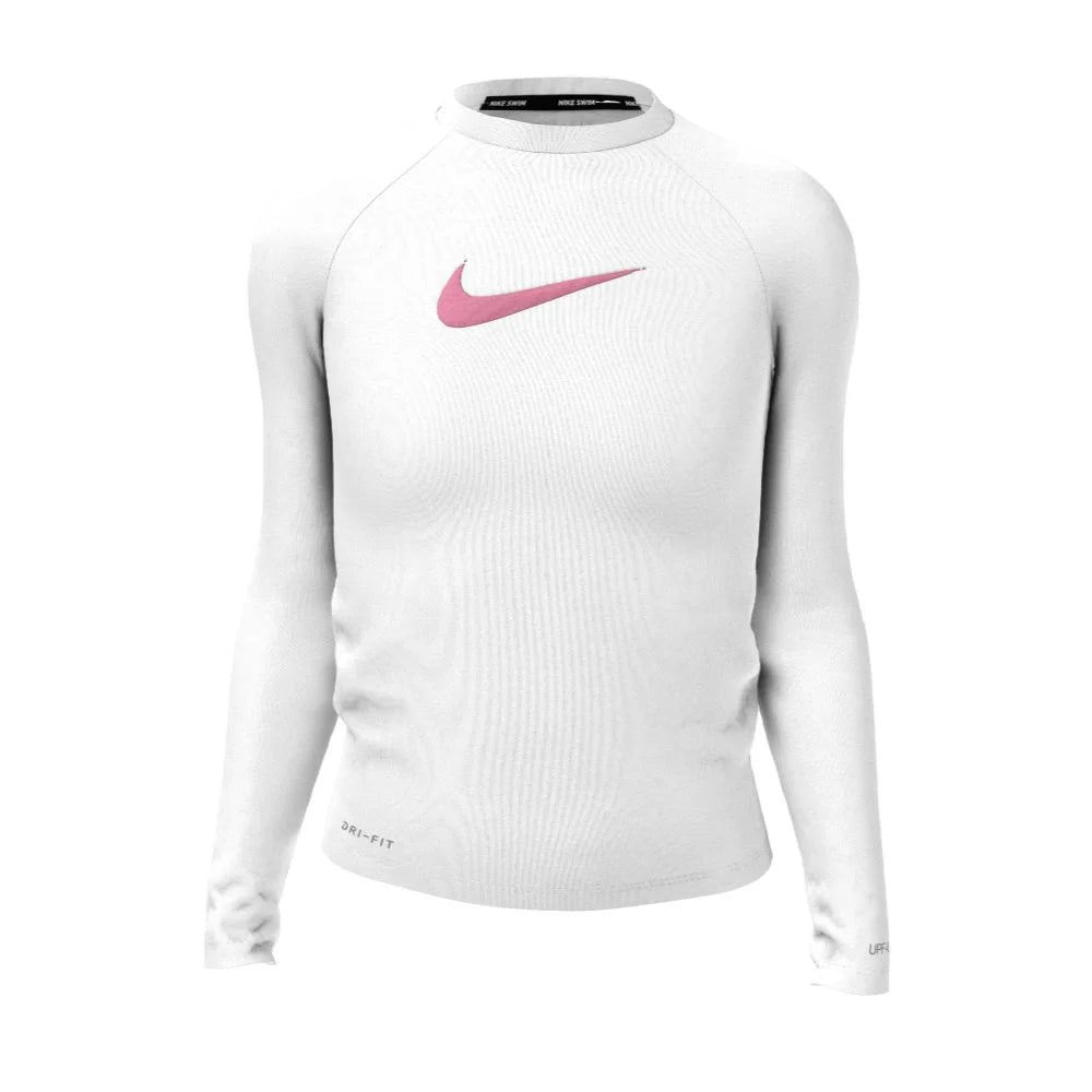 Nike Swim Girls Swoosh Long Sleeve Hydroguard